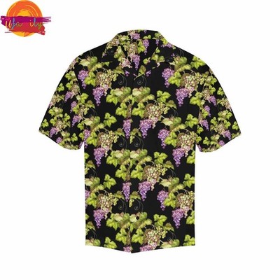 Grape Pattern Hawaiian Shirt Gifts For Me