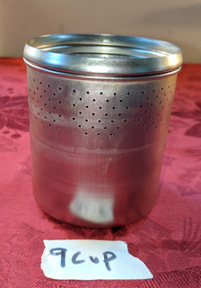 Corning Ware Part 9 cup cornflower coffee pot percolator basket with Lid