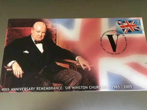 GB STAMPS RARE FIRST DAY COVER 2005 CHURCHILL