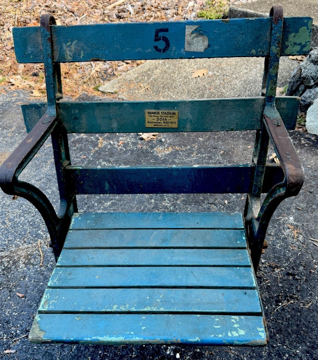 NY Yankees Vintage Stadium Seat 50th Anniversary 1923-73 #13 (See
