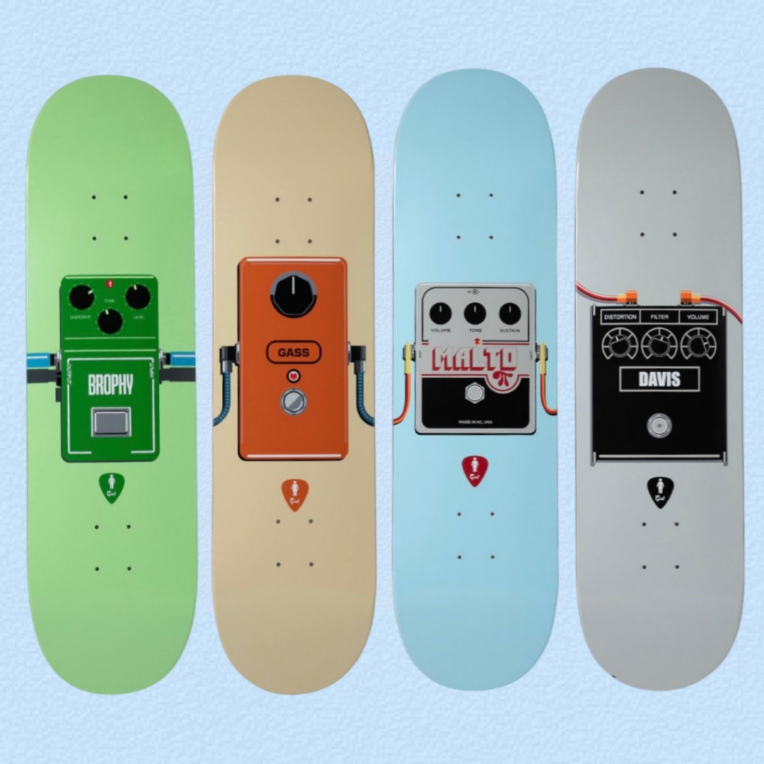 FULL SET Girl Stomp Series Brophy Gass Malto Davis Skateboard Deck