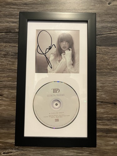 Taylor Swift Signed TTPD The Tortured Poets Department – Framed Autograph