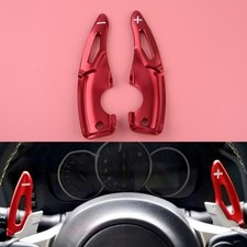 Red Steering Wheel Paddle Extension Shifter Fits For Subaru BRZ Toyota 86 GR86