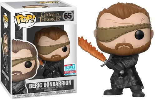 POP! Game of Thrones 65 Beric Dondarrion 2018 Fall Convention Exclusive