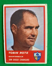 1963 Fleer - Tobin Rote #68 - San Diego Chargers