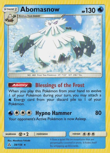 ABOMASNOW 38/156 ULTRA PRISM MP R MP