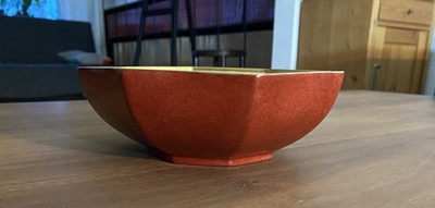 Schale Porzellan Limoges achteckig 