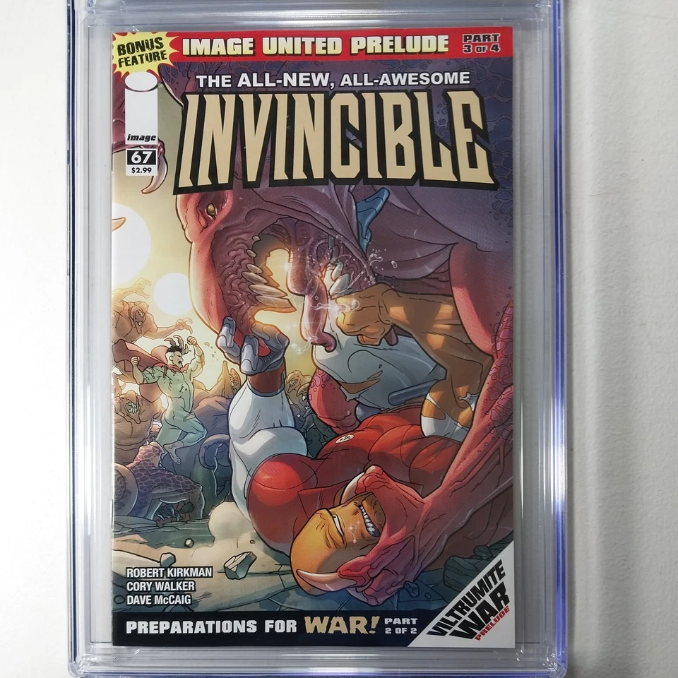 INVINCIBLE #67 CGC 9.8 1st Full App of Space Racer Top Pop Low Census Image 2009 - Image 4 of 4