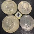 Kennedy Half Dollar Lot (4 Coins) – 1965–1969-D – 40% Silver – Estate Find [39]
