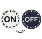 2-Sided Craps On/Off and Buy/Lay Ceramic 1.5" Chip-Size Lammer Buttons Pack — photo 2