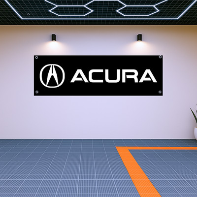 Acura Design Fans Banner, Garage Office Wall Man Cave Decors Fans Gift