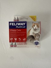 Feliway Multicat Diffuser refill, 48ml - 2 Pack NIB
