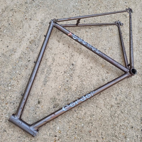 Cuadro y horquilla de bicicleta de carreras de carretera Condor Reynolds 531 tubo Cromoly bicicleta retro - Imagen 21 de 24