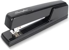 Stapler, 30 Sheet Capacity, 747 Classic Stapler, Jam Free, Metal, Black (74701)