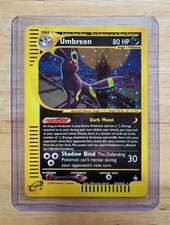Pokemon 2003 Umbreon H29 Aquapolis Holo Rare Card Partial Swirl on eBay