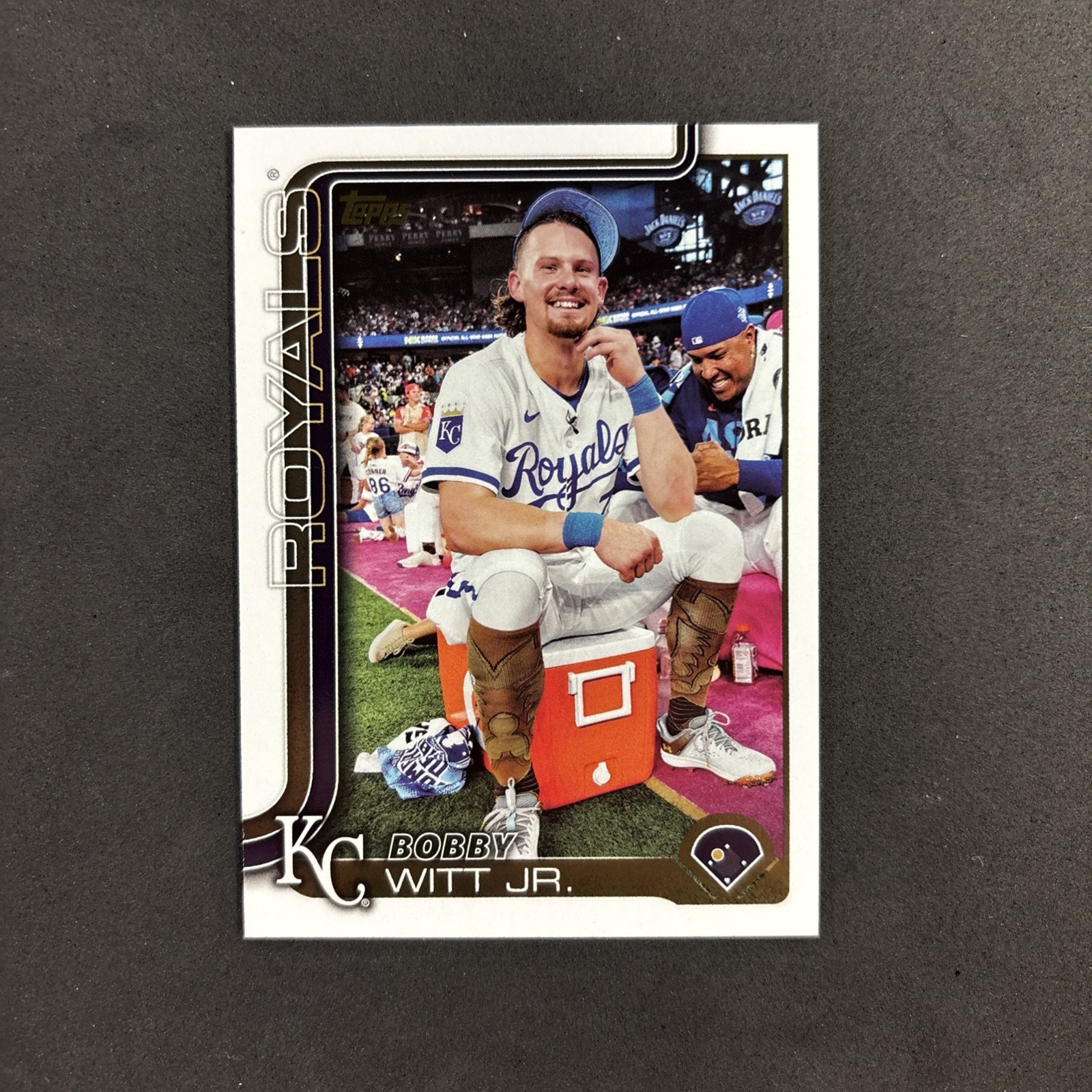 2025 Topps Series 1 BOBBY WITT JR Golden Mirror Image Variation #100 Royals SSP