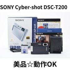 Sony Cyber-shot DSC-T200 8.1MP Digital Camera - Silver for sale