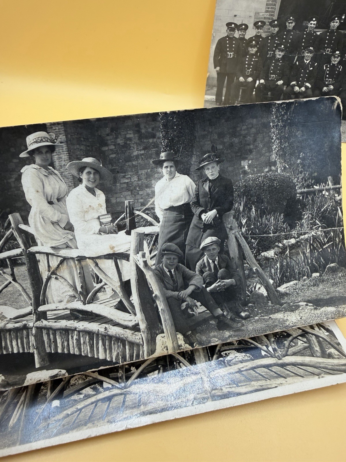 Set of 3 Rare Edwardian Photos Post Card by J.G. Wheeler, Isle of Wight, c. 1910 image 3