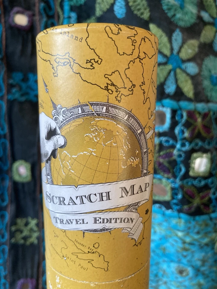 Scratchables Scratch World Map Travel Edition  16.5 x 11.5 in - Image 2 of 4