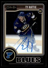 2014-15 O-Pee-Chee Platinum Rookie Autographs Ty Rattie Auto #RA-13