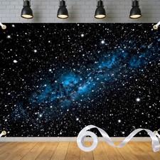 7X5Ft Space Backdrop Starry Night Sky Backdrop Polyester Universe Space Star