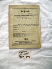 GERMAN / VOLKSWAGEN  CAR RENTAL BOOK. (1960-1961)