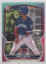 2023 Bowman Draft Aqua & Pink Gradient 21/199 Ariel Castro #BD-150 00ht