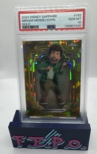 2024 Topps Chrome Disney Sapphire Gold Miriam Mendelsohn 47/50 PSA 10