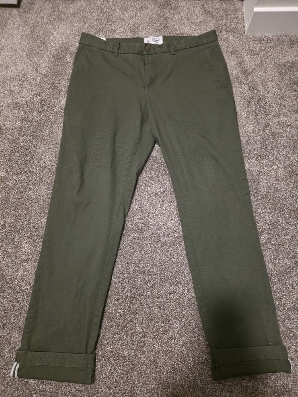 Penguin Olive Green Chino 34x32