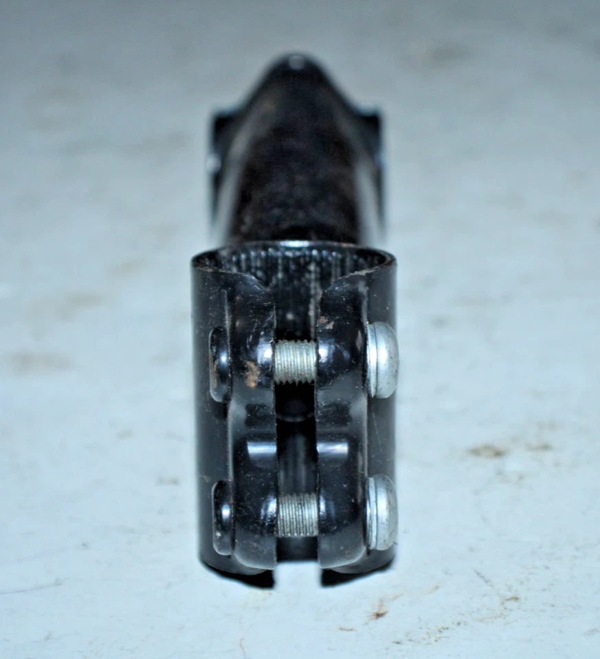 Vintage MTB Bike Stem 135mm Black 11/8" Threadless 12º Rise 25.4mm USA Shipper:) - Image 3 of 4
