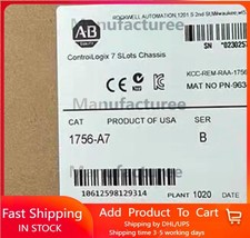 New Factory Sealed AB 1756-A7 SER B ControlLogix 7 Slots Chassis 1756A7