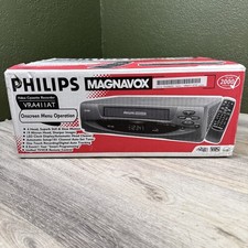 NEW OLD STOCK Philips Magnavox VRA411AT21 4-Head VHS HQ VCR SEALED