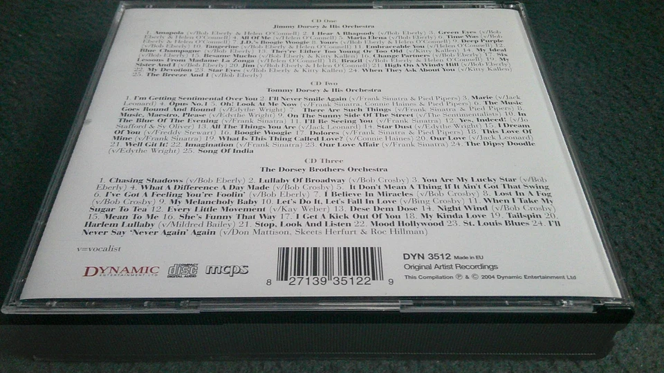 3CD-BOX - THOSE FABULOUS DORSEYS (ESSENTIAL GOLD/SWING/FRANK SINATRA/BING CROSY) - Bild 2 von 3