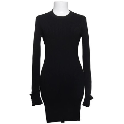 Weekday, Kleid, Größe: S, Schwarz, Elasthan/Polyamid/Viskose, Einfarbig #JfC