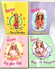 1998 Vintage Barbie Coloring Books set of 4 On the Go, Fashion Show...  unused