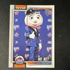 Topps 2026 Series One Mr. Met Mascot M-11 New York Mets Baseball