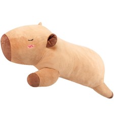 43 inch Giant Capybara Plush, Lifelike Giant Stuffed Animal for Companion, ...
