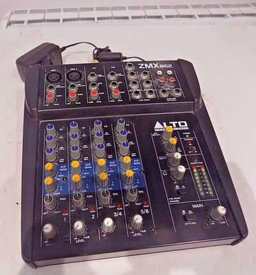 Alto Professional ZMX862 6 Kanal Mischdeck UNGETESTET Verkauf als ERSATZTEILE/TEILE