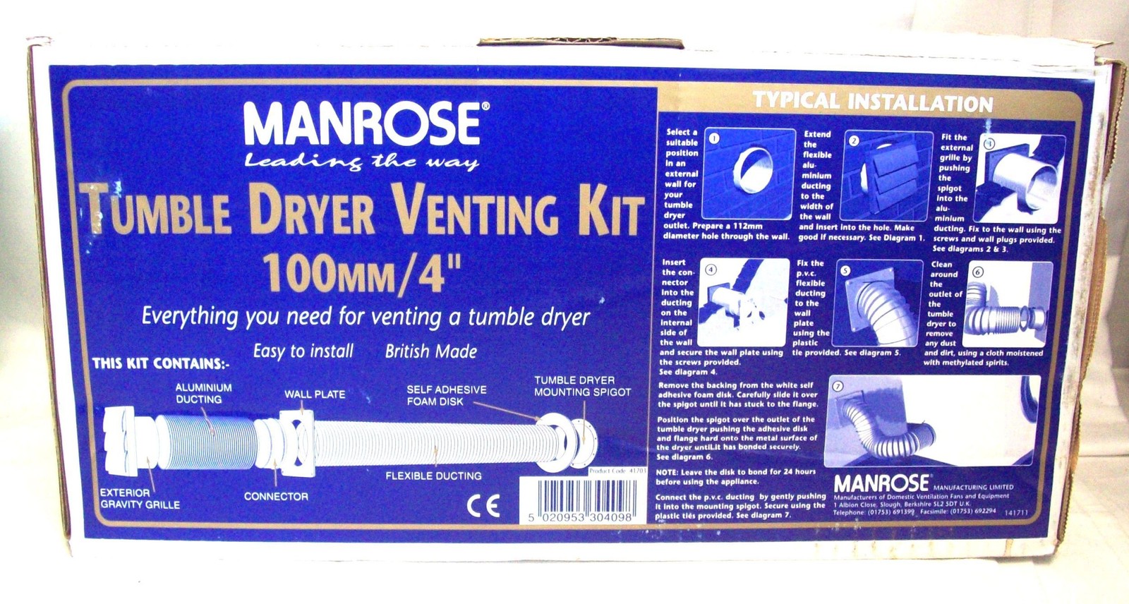 Manrose Tumble Dryer Kit [R41703] - Image 2