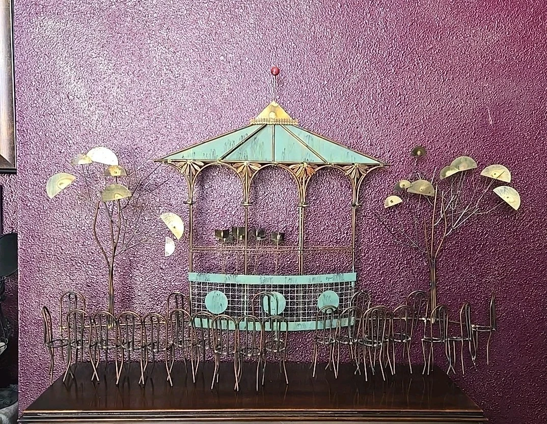C Jere Metal Sculpture In Mid-Century Modernism Antiques for sale
