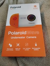 Polaroid Wave Underwater Camera Waterproof Action Cam Orange White NEW