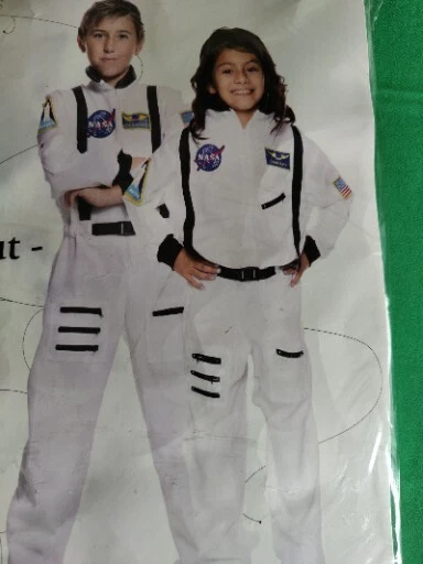 Underwraps Astronauta Blanco NASA Espacio Niño Niños Talla SM 4-6 Disfraz Halloween Foto 4 de 4