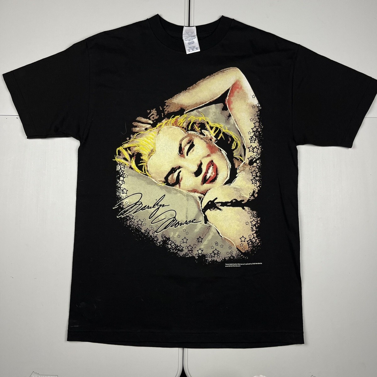 90s Marilyn Monroe Tシャツ　ヴィンテージ　ブラック　1994 90s “Marilyn Monroe” print T-shirt 】 | Skelet