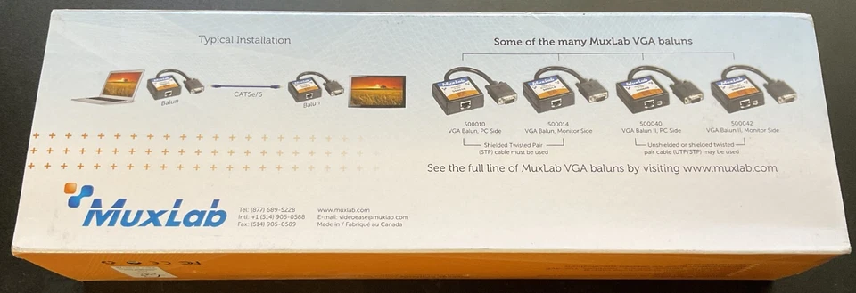 Muxlab VGA Balun II 500040 PC Side Male, Computer Accessories, Video Extender - Image 2 of 4
