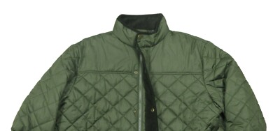 Barbour Men's Forest Green Brendon Quilted Jacket $250 | eBay