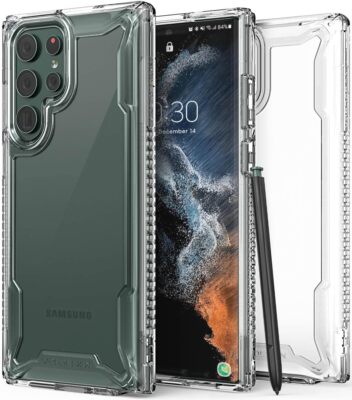 For Samsung Galaxy S22 Ultra Case VRS Design Shockproof Rugged Phone Cover Clear