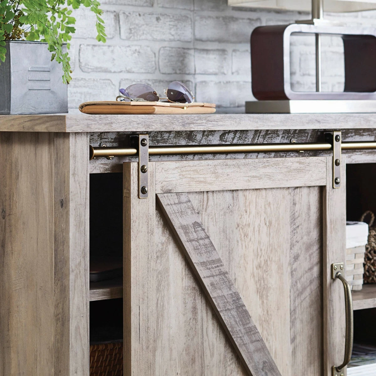 Better Homes and Gardens Modern Farmhouse TV Stand for TVs up to