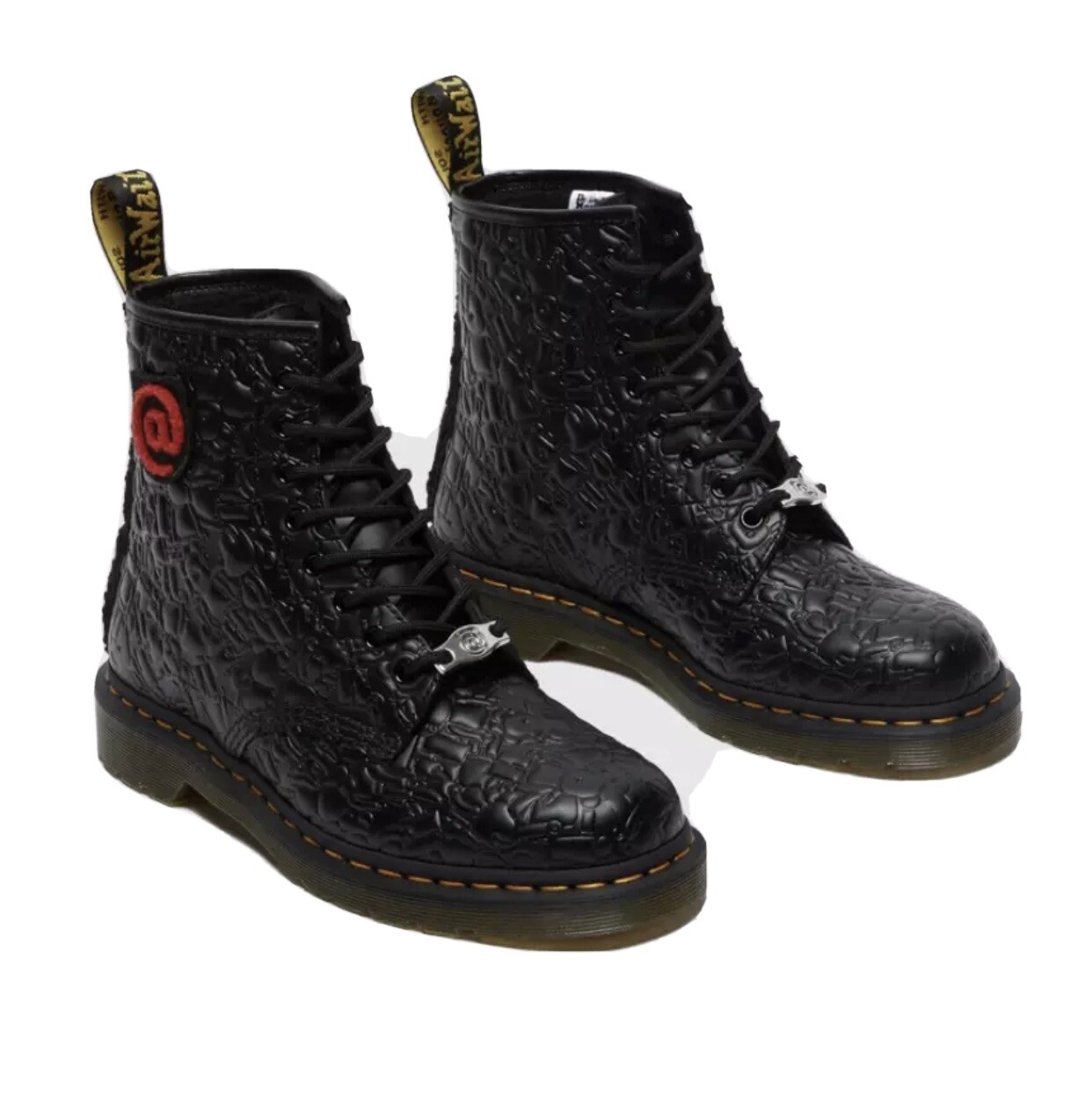 DR. MARTENS X MEDICOM TOY: 1460 BOOT BLACK WOMEN’S SIZE 8-8.5 — Very Rare!