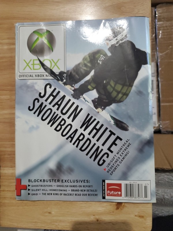 Xbox Official Magazine July 08 Issue #85 “Shaun White Snowboarding”