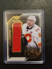 2016 17 UD Black Star Trademarks Jersey Auto #18/20 Mark Giordano Flames Leafs